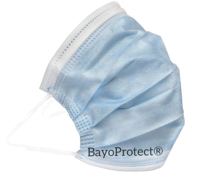 BayoProtect Medizinische Mundschutz und Nasenschutz Maske Typ IIR